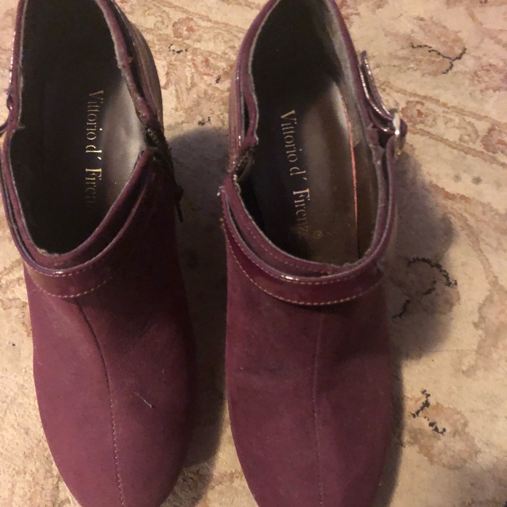 Burgundy Booties